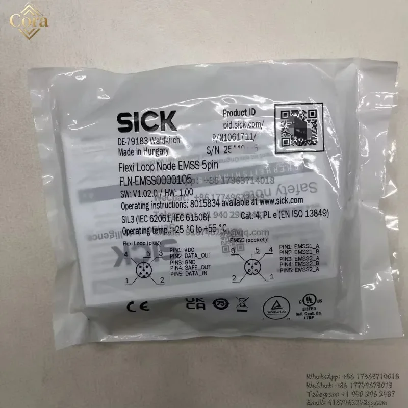 SICK brand origianl FLN-EMSS0000105 part.: 1061711 Flexi Loop SAFE SERIES CONNECTION sensor new in stock