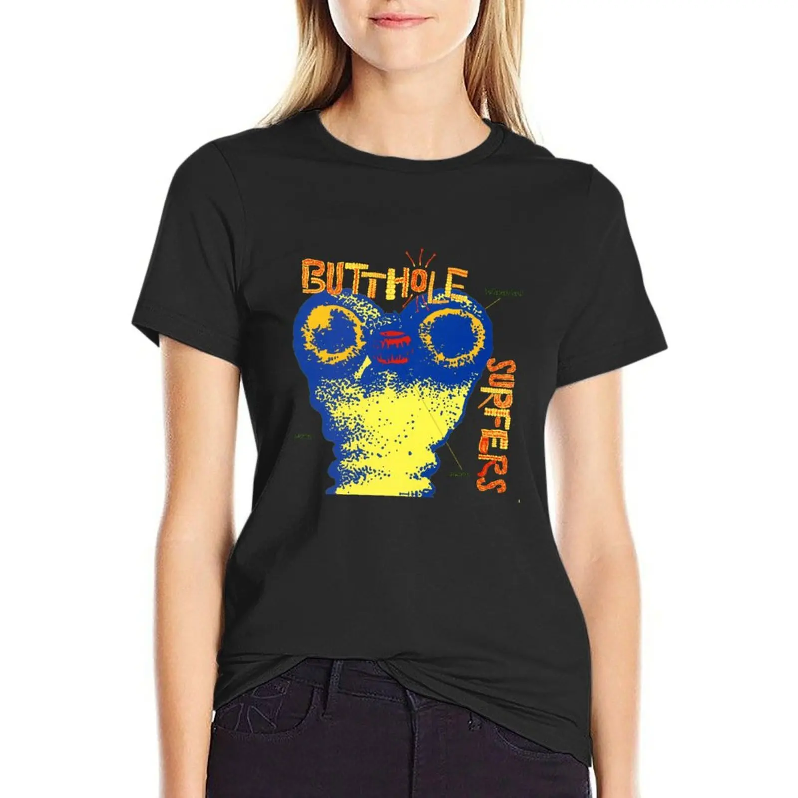 Worm Essential, butthole, surfers, T-Shirt blanks customizeds graphics Female clothing Women's cotton t-shirt