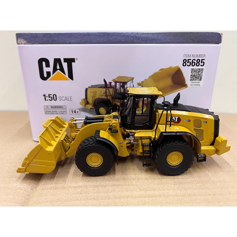 

DM масштаб 1:50 CAT 982 XE, колесный погрузчик, инженерная машина из сплава, вилочный погрузчик, модель 85685, коллекция, сувенир, демонстрационные украшения