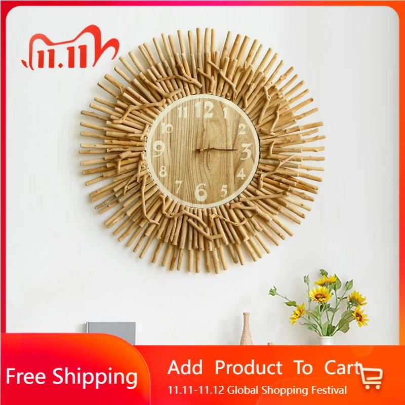 

Xenomorph Nordic Wall Clock Living Room Digital Luxury Interior Bedroom Wall Watch Interior Design Korean Reloj Pared Home Decor