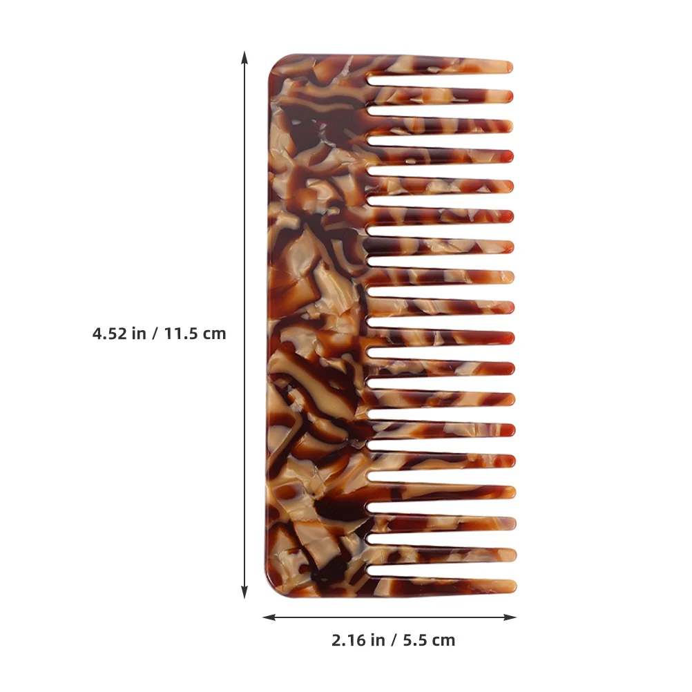 2 قطعة أمشاط خلات السفر المدمجة مكافحة ساكنة وفك تشابك الشعر للعناية بالشعر الرطب المجعد مجموعة مشط الشعر أمشاط الأسنان للنساء