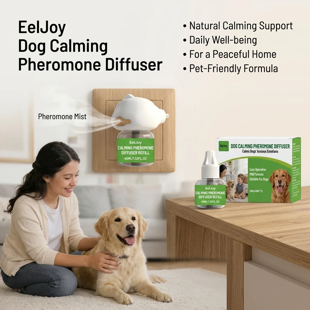 Hunde-Beruhigungspheromon-Diffusor-Set zur Angstreduktion, Emotionale Beruhigung von Haustieren, Reduzierung Impulsiver Aktionen, Umgebungsberuhigungshilfe für Haustiere – Detail 8
