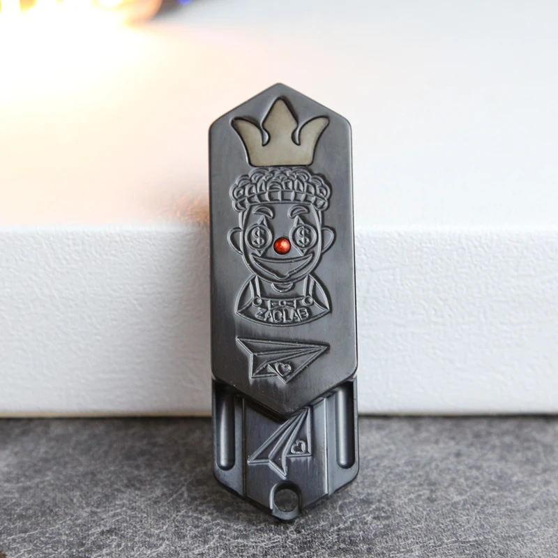 Black PEEK Mini Plane EDC Stress Relief Slider Anxiety-Relieving Sliding Toy ADHD Stress Toy Mechanical Slider Push Fidget Toy