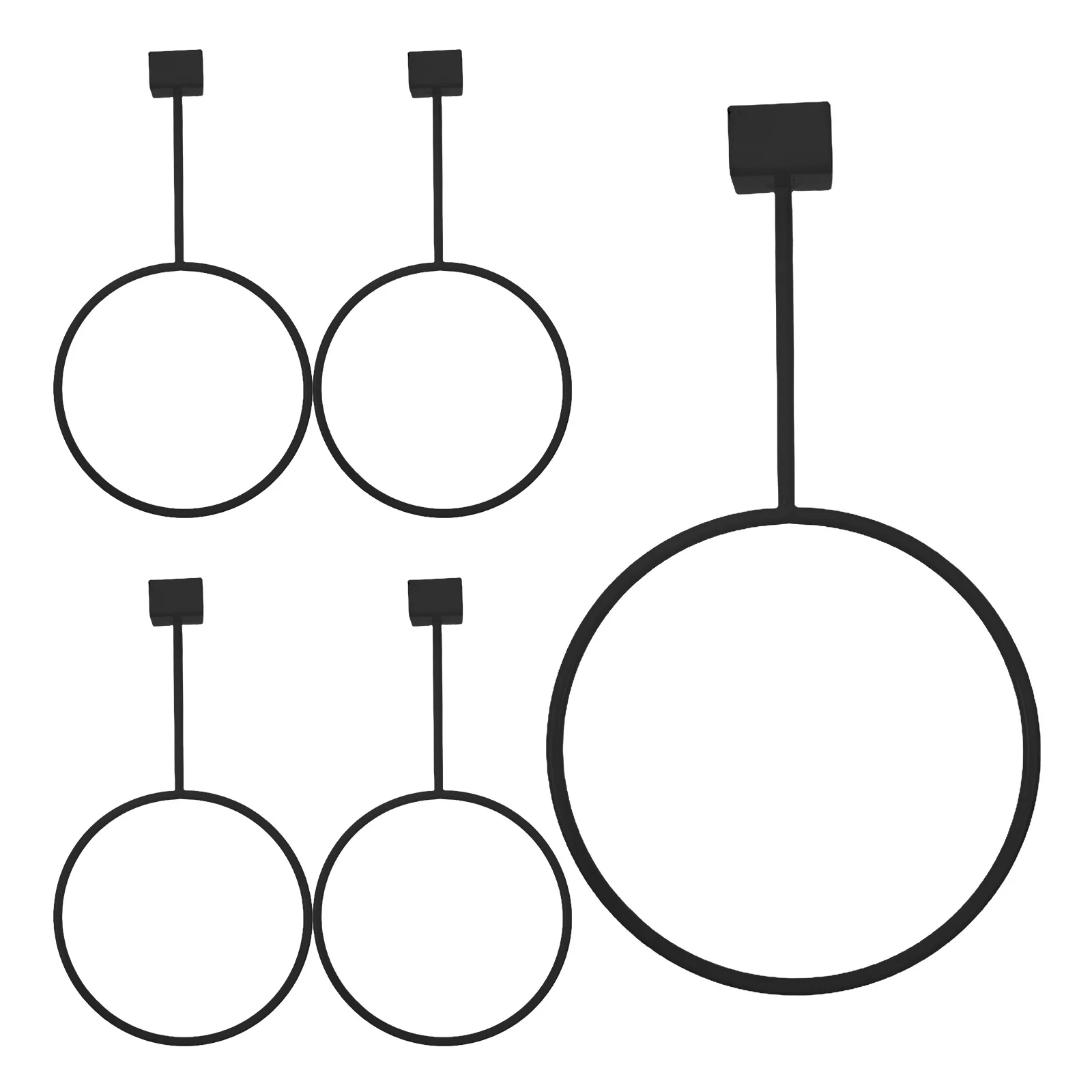 5 قطعة عرض كرة السلة جدار جبل حامل إطار فولاذي أبيض الرياضة الكرة التخزين المنظم المنزل الصالة الرياضية كرة القدم كرة القدم الكرة الطائرة #4
