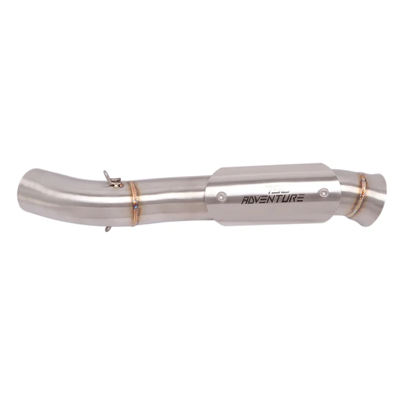 Picture 7: Motorcycle Exhaust For KTM790 KTM 790 890 Adventure R Rally Mid Link Pipe With Heat Shield Cover Modify Muffler Escape Moto Tube