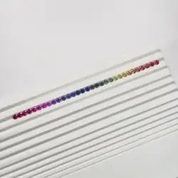 Multicolor Gemstones for Jewelry Making Round Brilliant Cut 2.5mm 3mm 4mm 5mm Sapphire Corundum Beads Colorful Rainbow Jewelry