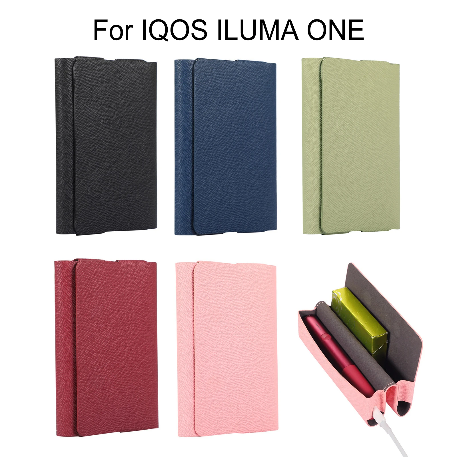 IQOS Iluma/iluma I One용 PU 가죽 케이스, 보호 커버 보관 가방 케이스, 쉘 거치대 파우치 가방, 교체 가능한 액세서리, 신제품