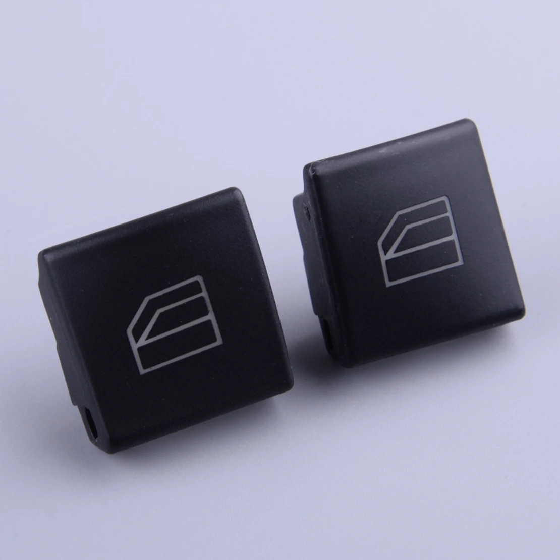 1 Pair Window Switch Button Cover Cap Fit For Mercedes Benz A B C E M GLK GL GLA GLE GLS Class CLA Black Plastic A2049055402