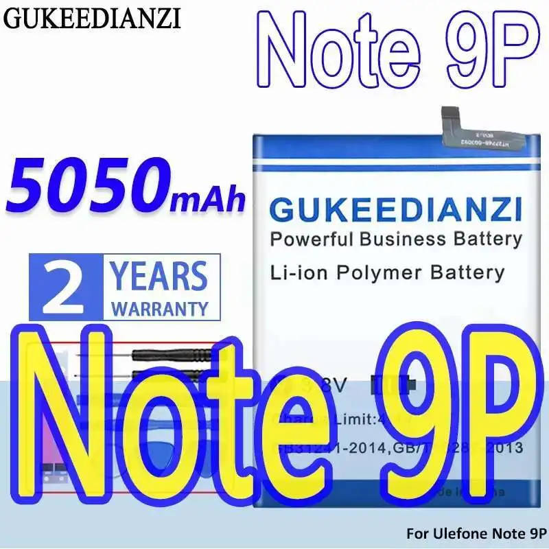 

For Ulefone Note 9P Premium Replacement 5050Mah Mobile Phone Battery Environmentally Friendly