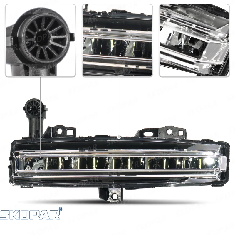 LED DRL النهار تشغيل ضوء لاند روفر رينج روفر HSE L460 2022 2023 2024 اكسسوارات السيارات M8E2-15201-AC M8E2-15201-AC