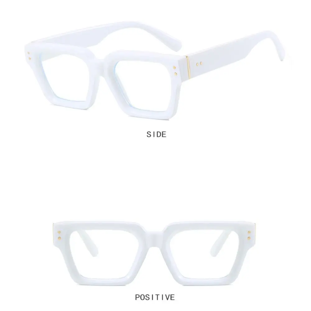 

Vintage Irregular Square Frame Sunglasses UV400 Rice Nail Multicolor Lenses Eyewear Lightweight Shades UV400 Sun Glasses Men
