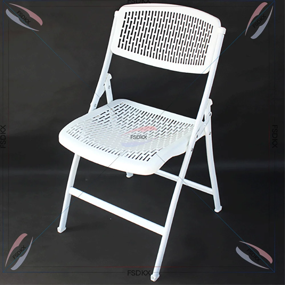 wholesale plastic metal High Back white folding camping chairs foldable events chair for outdoor office wedding party hotel hall