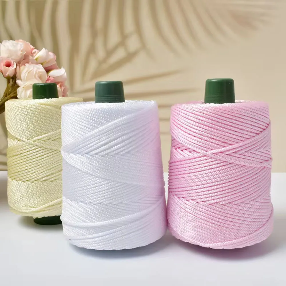 1Pc 230g Hollow Crochet Yarn Ice cool Thread Crocheting Hat Bag Summer Sun Hat Ice Rope DIY Hook line DIY Mat Cushion