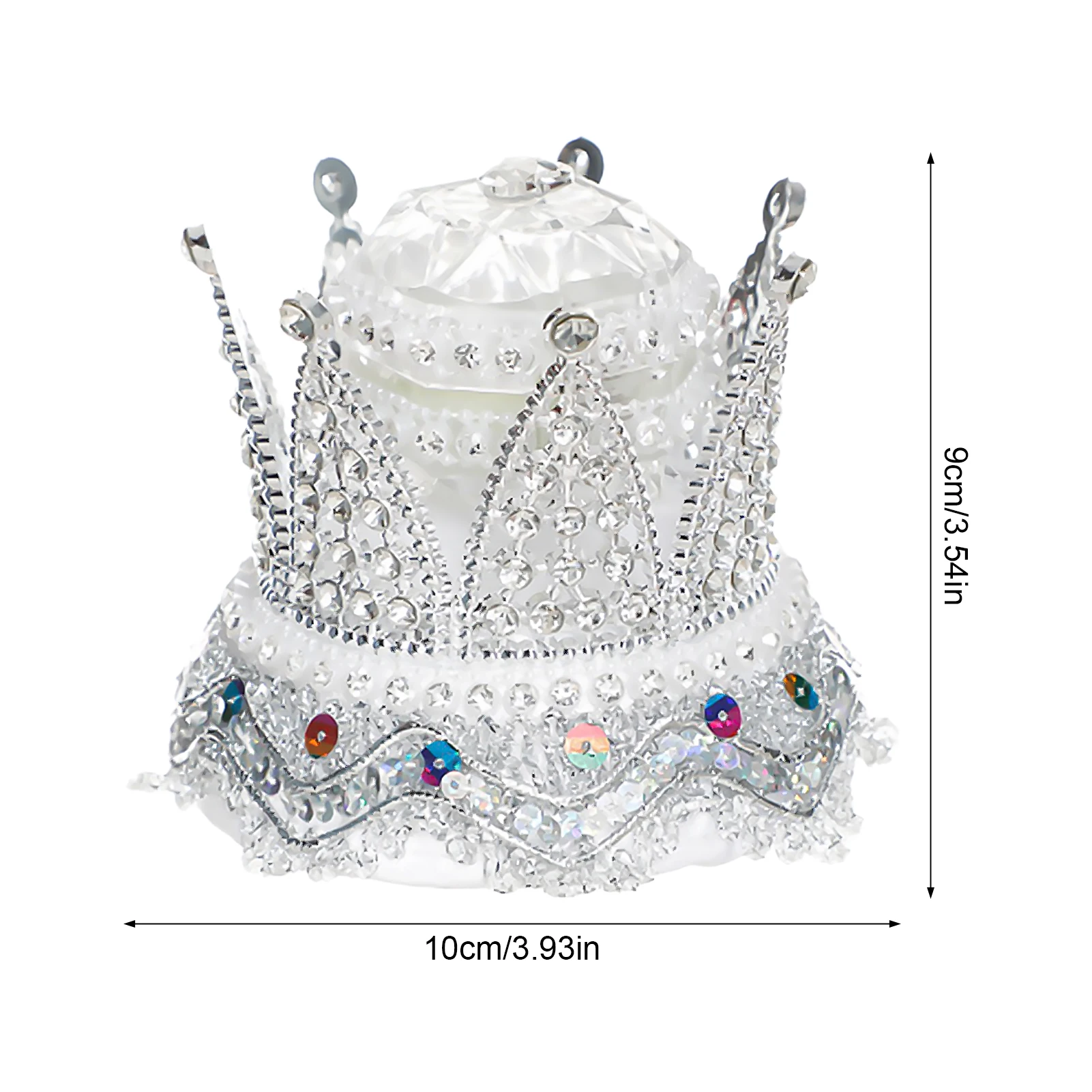 

Crown Shape Mini Ring Box Decorative Jewelry Box Engagement Ring Box For Wedding