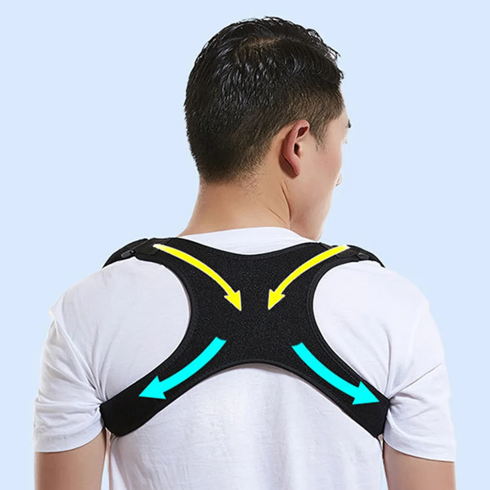

1Pcs Back Posture Corrector Elastic Humpback Orthopedic Belt Sitting Shoulder Support Breathable Lightweight Posture Trainer
