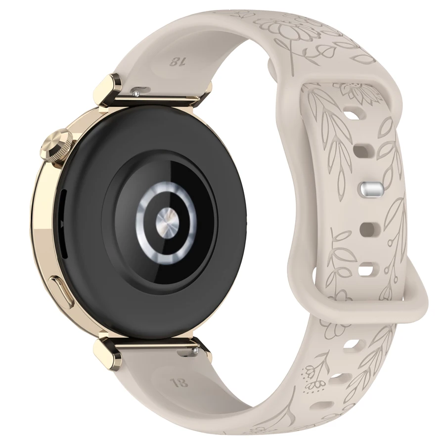  18mm 20mm 22mm 3D Siliconen Band voor Samsung Galaxy Horloge Gear S3 Universele Armband voor Huawei Xiaomi Amazfit 18/20/22mm