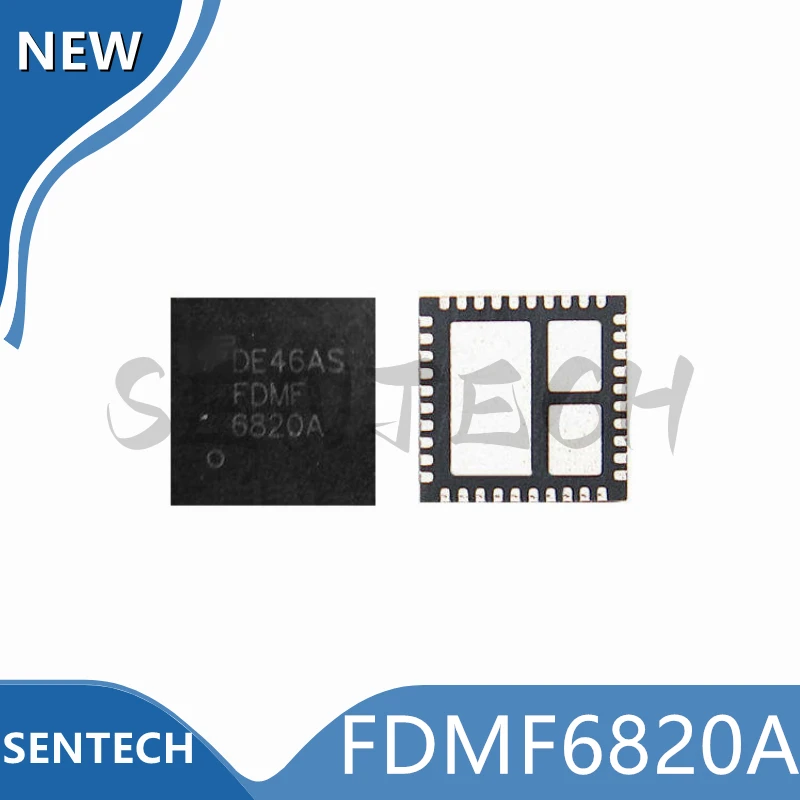 10Pcs/Lot New Original FDMF6820A QFN-40 High performance/frequency DrMOS module