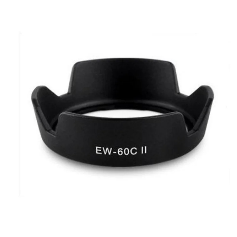 EW-60C II 58 มม.Ew60c เลนส์สําหรับ Canon EOS 700D 100D 650D 600D EF-S 18-55 มม.F/3.5-5.6 IS USM