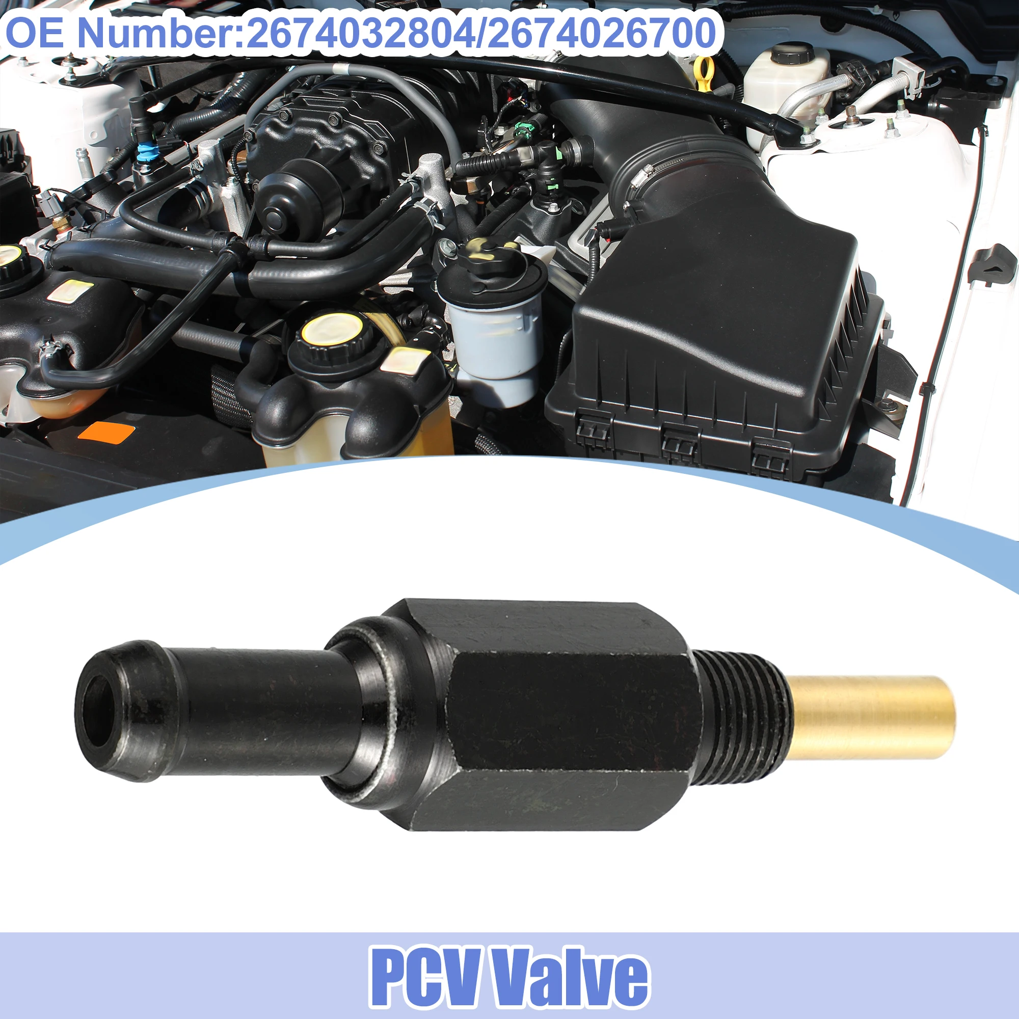 X Autohaux PCV Valve Exhaust Positive Crankcase Ventilation Valve Fittings for Hyundai Accent 1.6L 2012-2019 No.2674032804