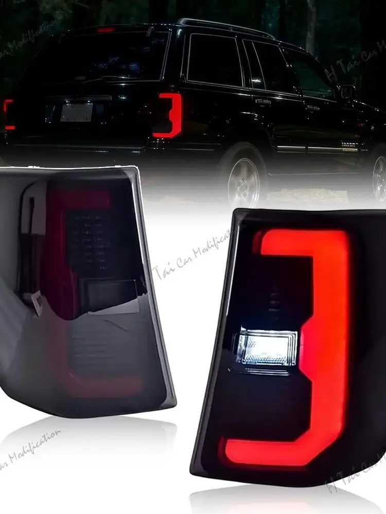 LED achterlichten paar voor Jeep Grand Cherokee MK2 WJ 1999-2004 achterlampen mistlampen knipperlichten auto lichtunits - afbeelding 2