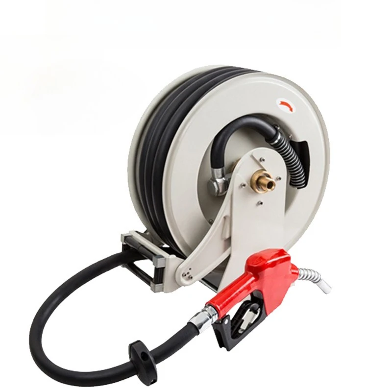 

2025 1.6-inch fuel dispenser drum reel vehicle-mounted fuel pipe automatic extension reel device