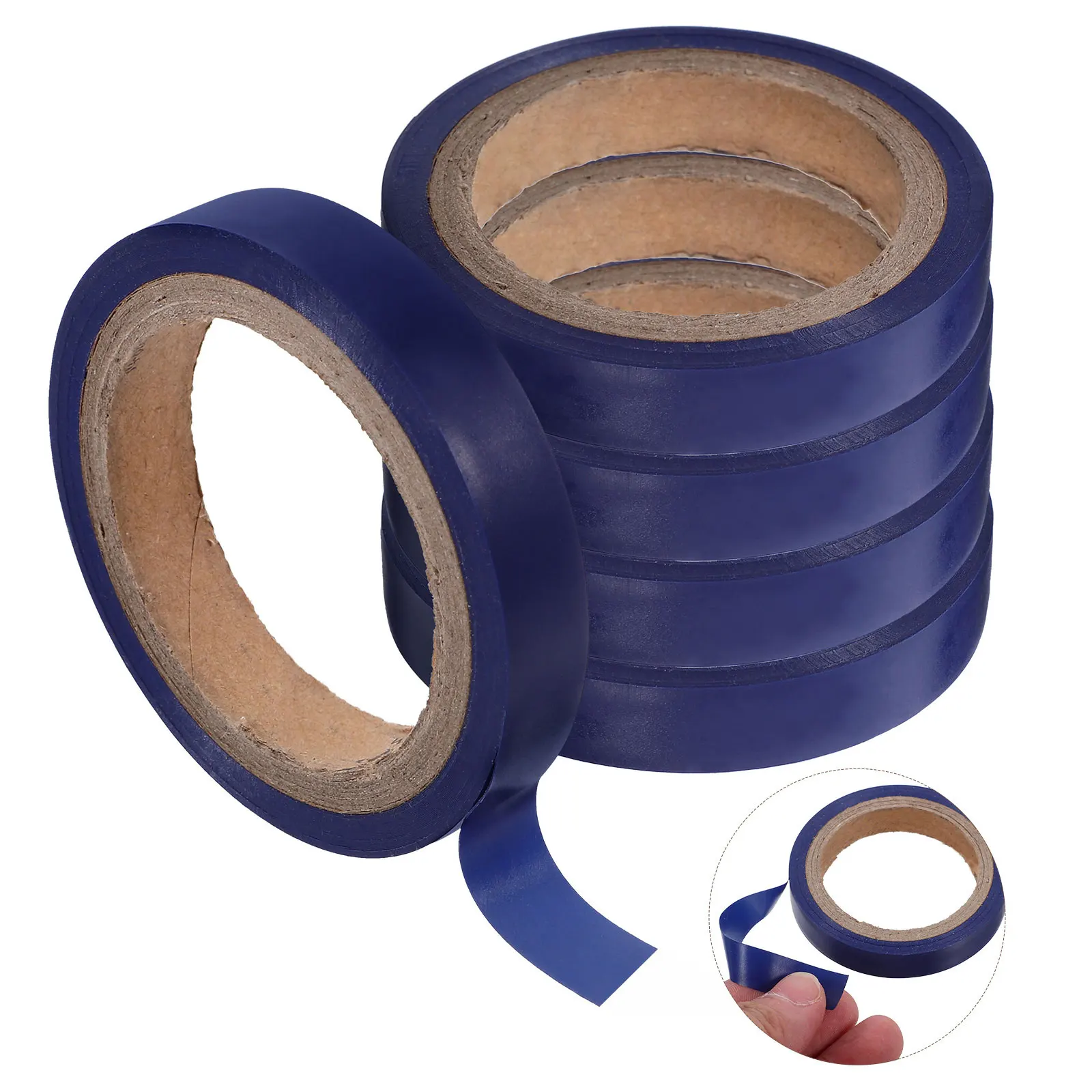 5pcs Blue Racket Badminton Racket Grip Grip Tape for Tennis Badminton Comfortable Hand feeling Sweat-absorbing Portable