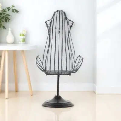 

Iron Pet Stand Black Wrought Dog Clothes Mannequin Display Puppy Holder Stand Apparel Hanger Infant Storage Rack