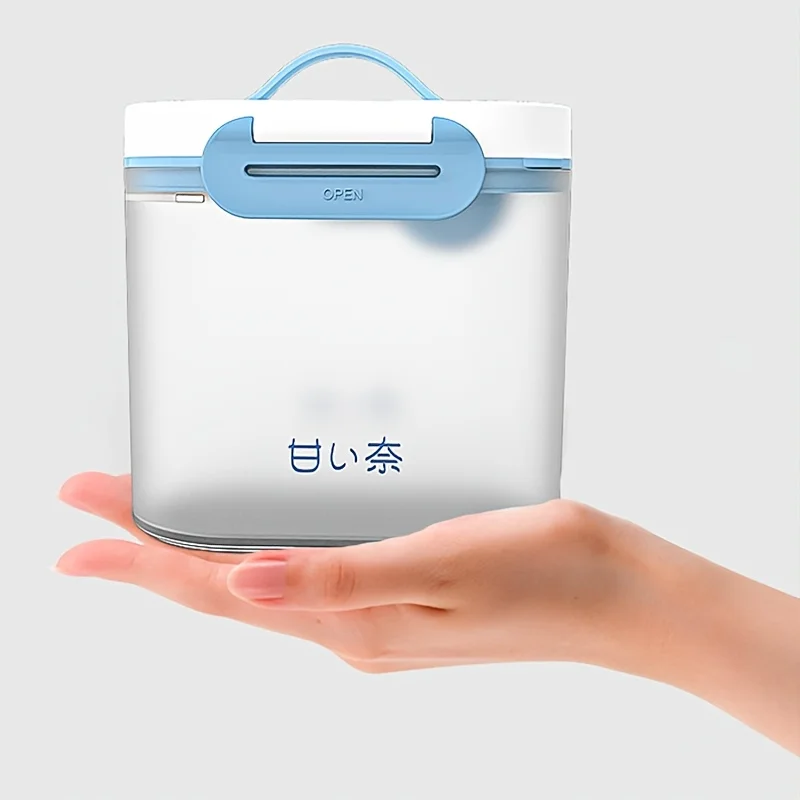 

Large Capacity Milk Powder and Snacks Storage Box for Home and Travel, Sealed Formula Container for On the Go