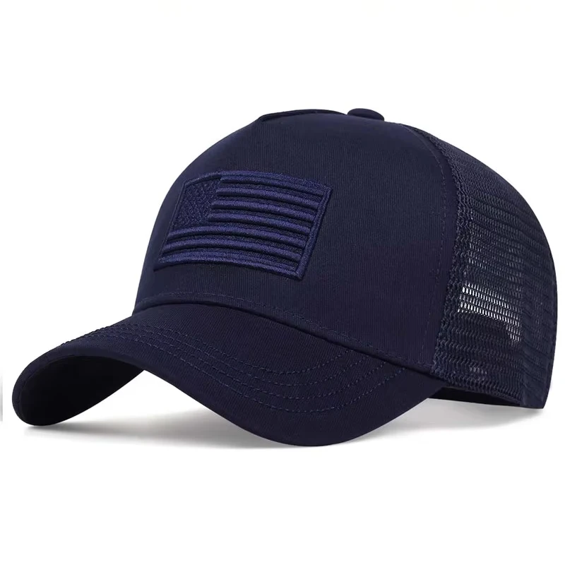 Unisex-Baseballkappen mit amerikanischer Flagge und Stickerei, für Frühling und Sommer, für den Außenbereich, verstellbare Freizeithüte, Sonnenschutzhut, Sportkappe – Detail 7