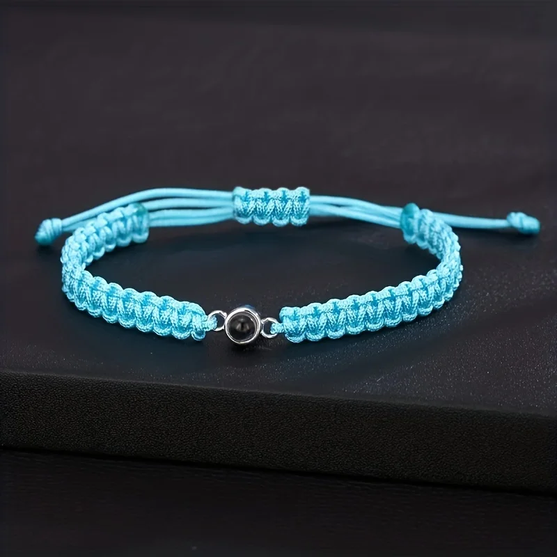 Projection Bracelet 100 Languages I Love You Jewelry For Women Lover Girlfriend Gift 2023 New Trendy Couple Romantic Accessories