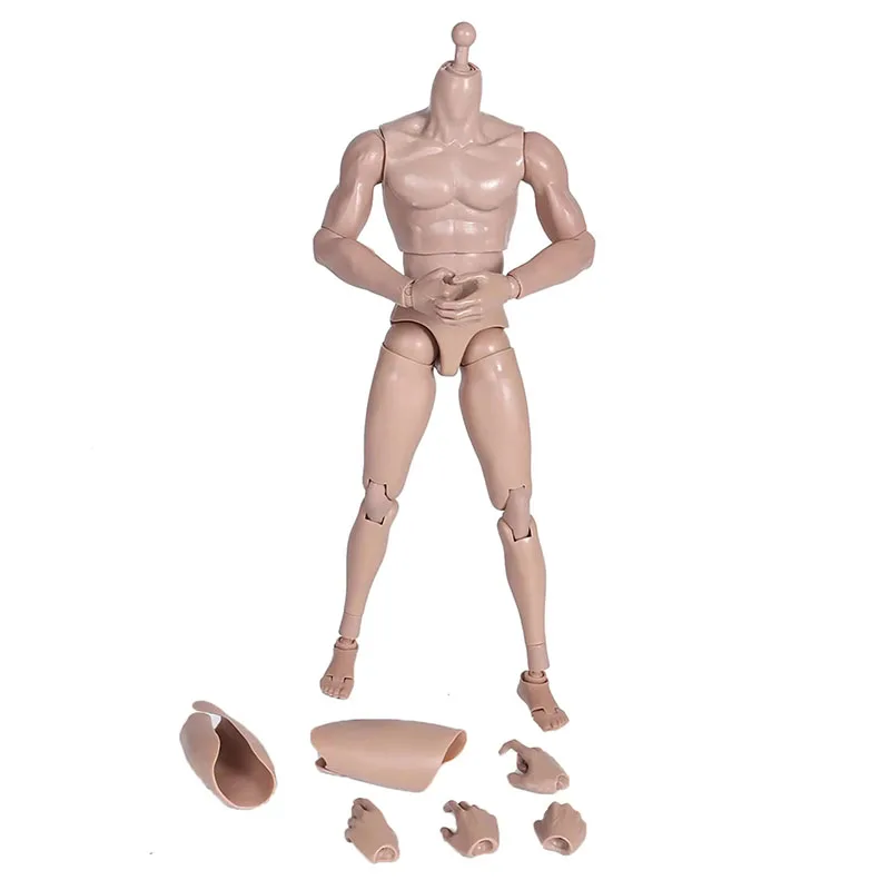 TQ210 TQ220 TQ230 1/6 Mannelijke Normale Spiergewricht Lichaam 12 ''Soldaat Flexibele Action Figure Body Poppen voor 1:6 Hoofdsculpturen
