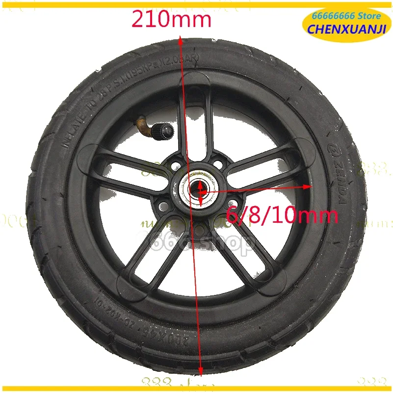 200x45  Inflated Wheel Tyre Innertube and Hub for E-twow S2 Scooter M6 M8 M10 Pneumatic Wheel 8\