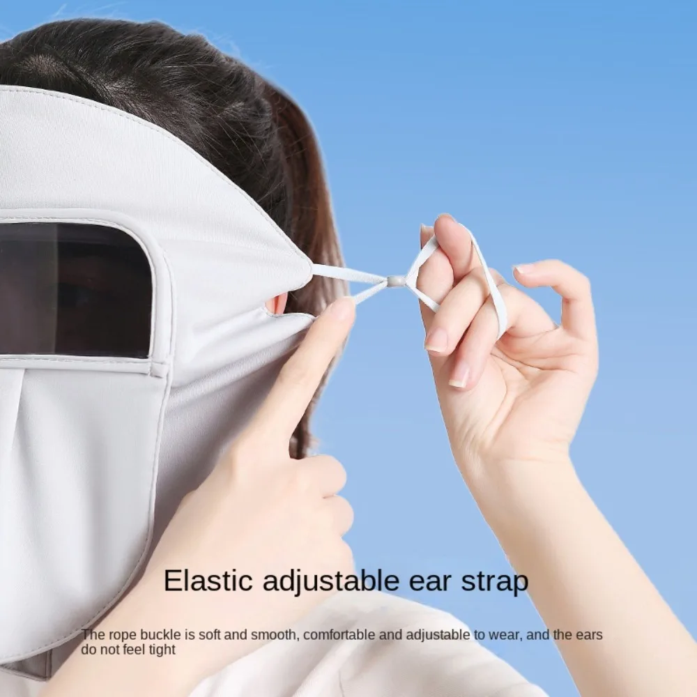 وشاح مرن لغطاء الوجه للدراجة ، بالاكلافا لركوب الدراجات ، عصابة رأس مقاومة للرياح ، أغطية رأس قابلة للتنفس ، أذن معلقة ، مضادة للتآكل ، الصيف