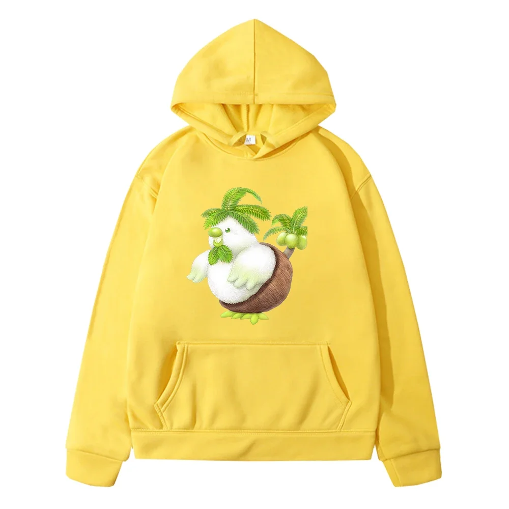 Vegetable Fairy Chicken Coconut Hoodies Soft Children Cartoon Graphic Sweatshirts with Hooded Boys and Girls Streetwear Pullover