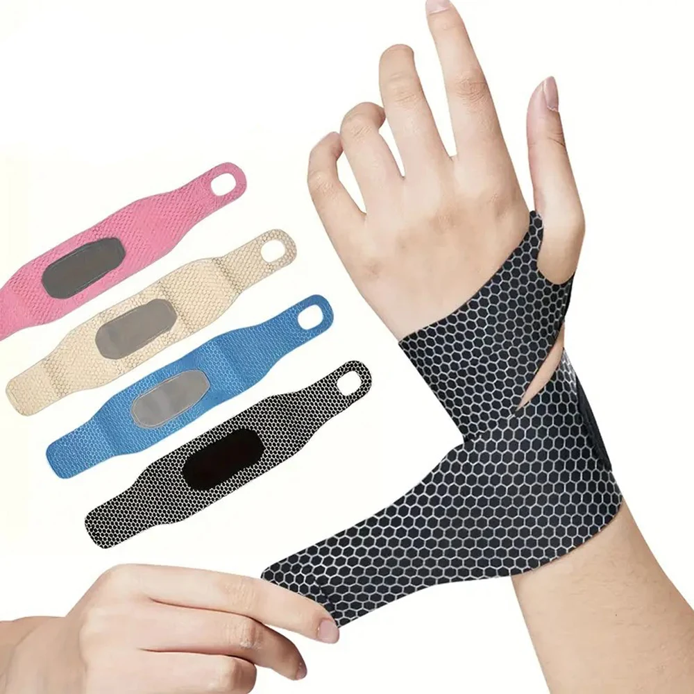 

Thin Wrist Brace Band Colorful Flexible Wrist Support Wrap for Men and Women Adjustable Sports Lightweight Fits Both Hands