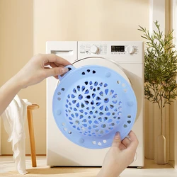 A Pack of New Anti-Deformation Silicone Laundry Bags, Suitable for Washing Intimates and Bra, Multifunctional Round Design, Laundry Cover for Washing Machine