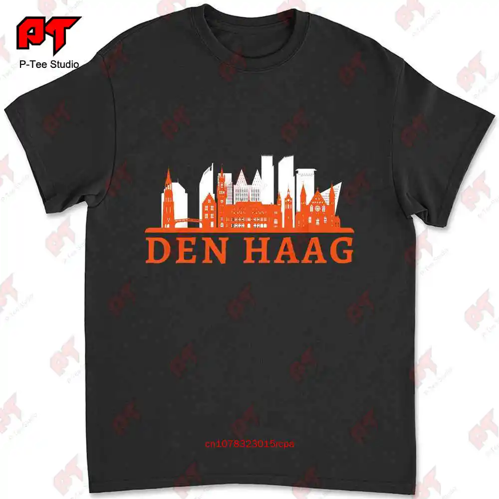 The Hague Skyline T Shirt Den Haag Cityscape GWDG