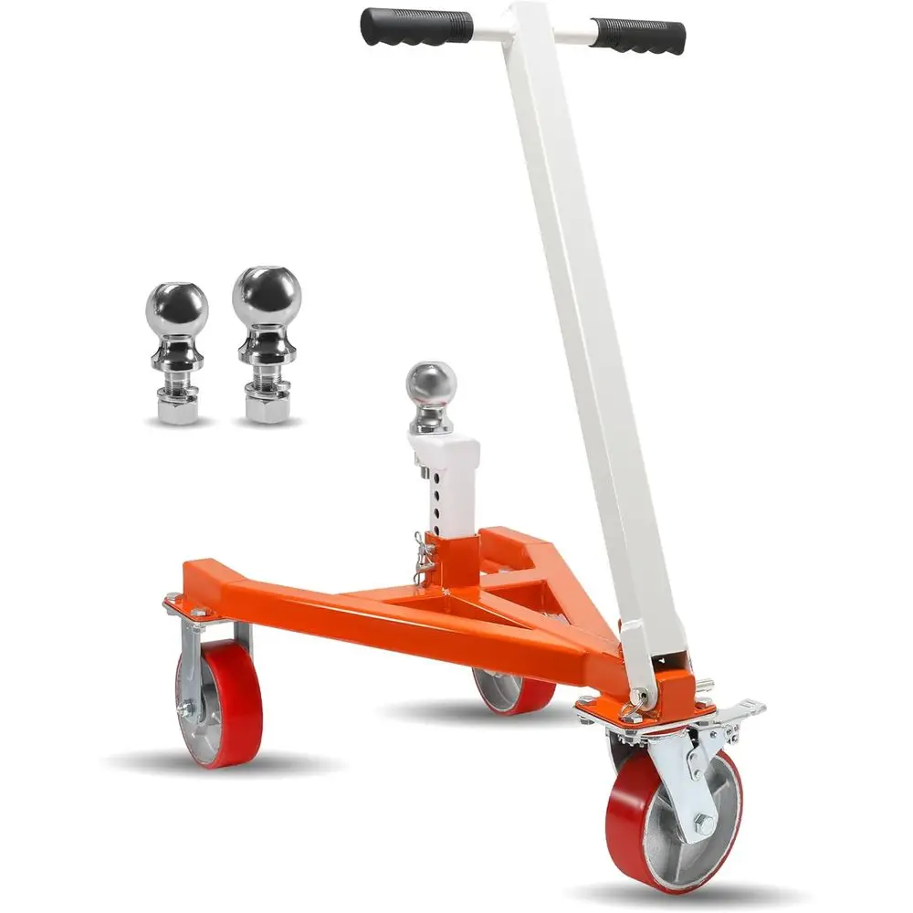 

3500 lb Capacity Trailer Dolly for RV, Boat, Motorcycle, and Jet Ski with Adjustable Tongue Weight and 2 Ball