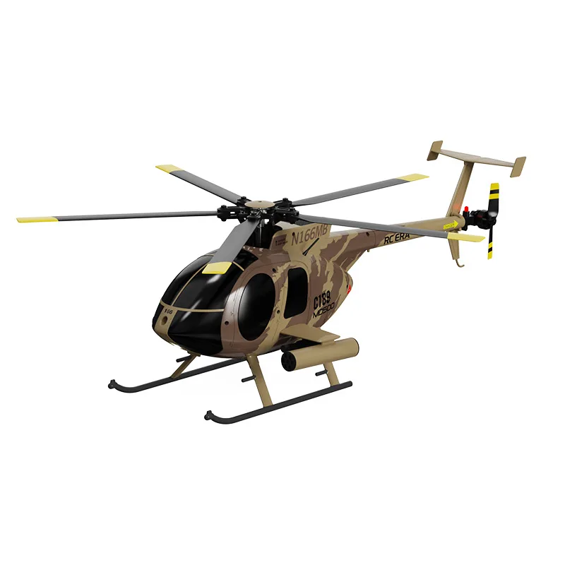 2024 New 1:28 Remote Controlle Helicopter Rc Era Md500 Dual Brushless C189  Simulation Aircraft Outdoor Kid Toy Halloween Toy