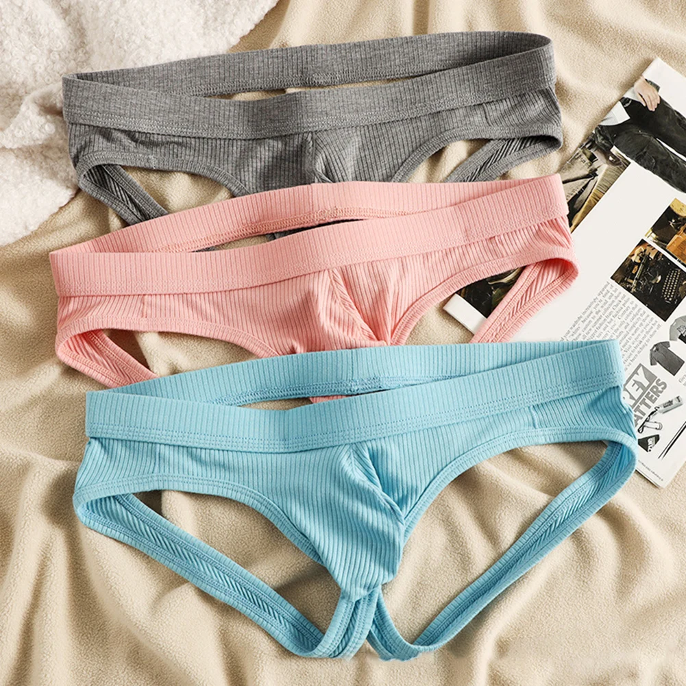 

Breathable Panties Cotton Underwear For Special Occasions Breathable Open Butt G-strings Classic Theme Comfort Fit