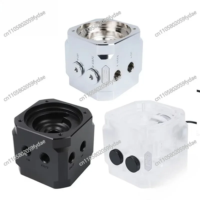 Water-Cooled Radiator Dual D5 Pumps in Series Pump Cover EVO Edition D5 Pump Cover Armor