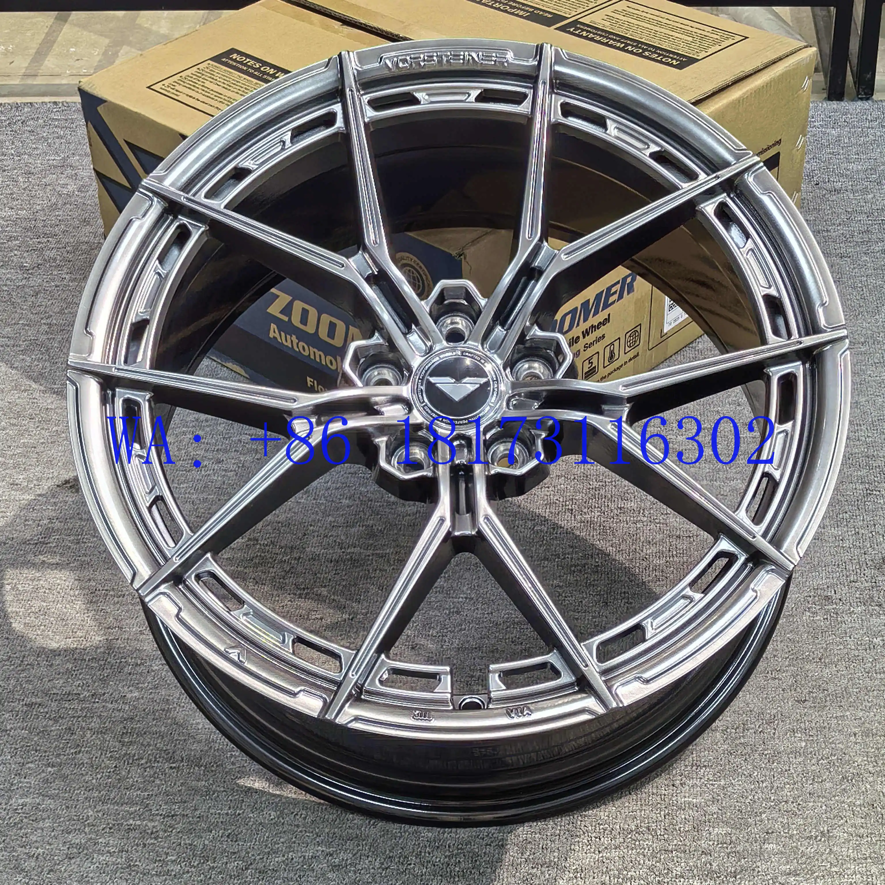 Hot Chrome 19-inch tree branch spinning modified wheel hub front and rear suitable for  Ruizhi Crown Accord  3  Y