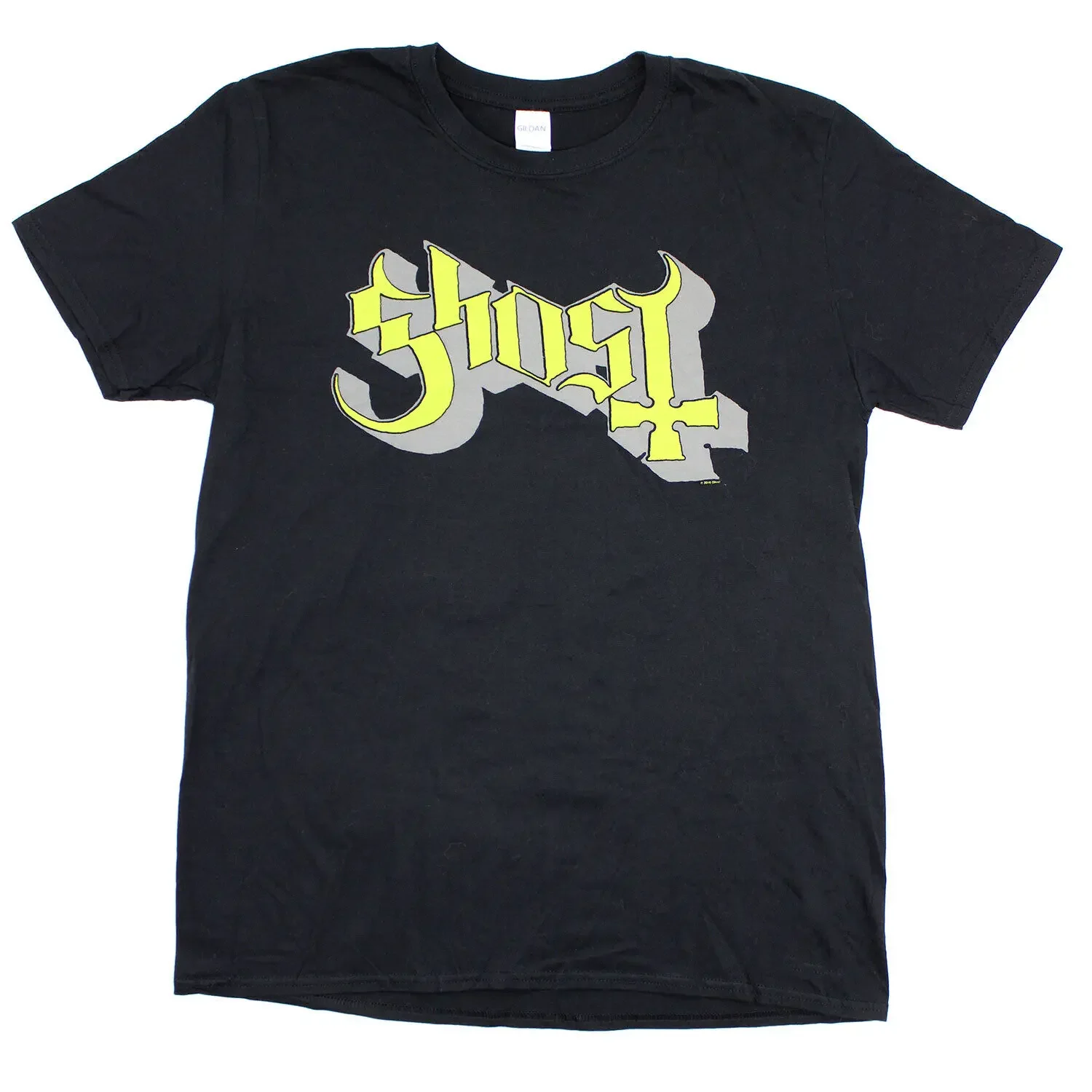 Men'S Ghost Green Grey Keyline Logo T Shirt X Large Black