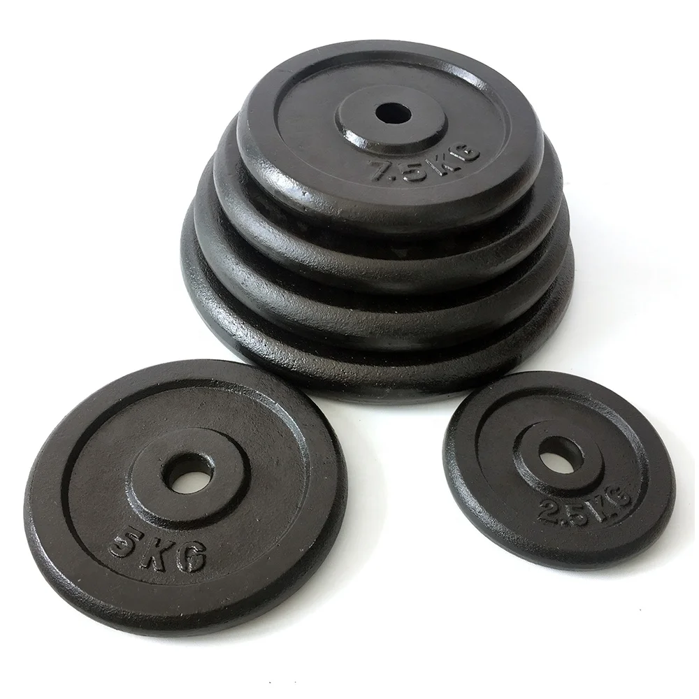

Black Paint Cover Adjustable Dumbbells Dumbbell Weight Plates 1 Inch Center Hole Standard Cast Iron Weight Platepromote sales