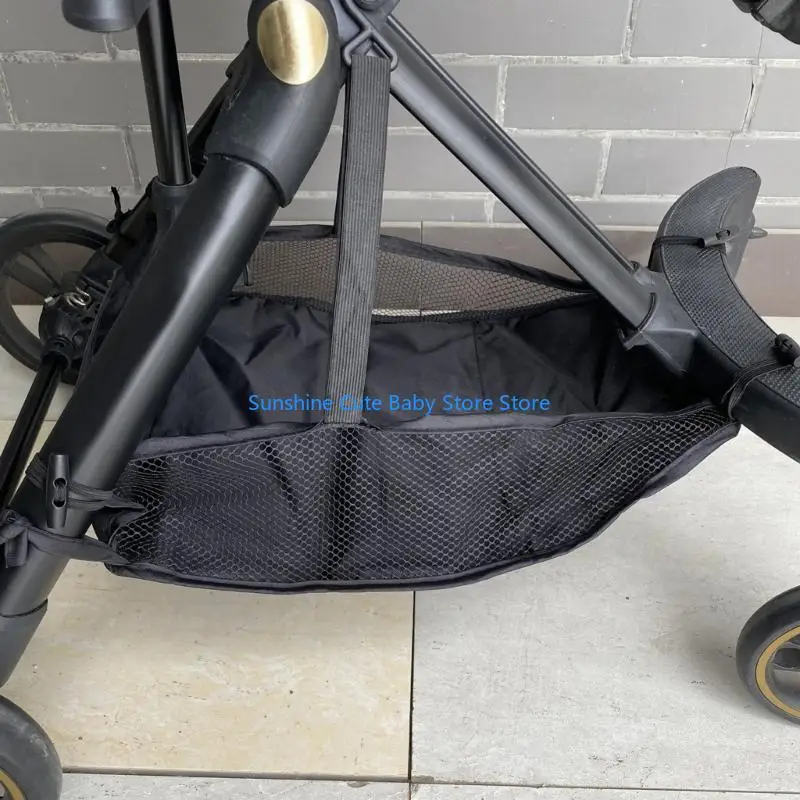 C5AF – panier poussette Portable pour bébé, pochettes rangement suspendues bas pour poussette nouveau-né