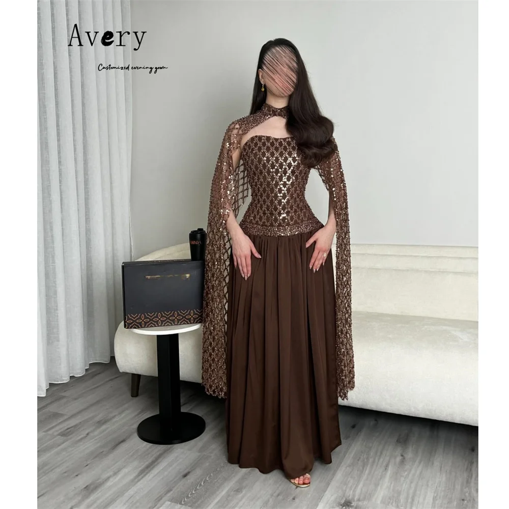 

Avery Custom Шампанское A Line Блестящее милое праздничное платье Женское вечернее платье Роскошные вечерние платья 2025 года Элегантное платье