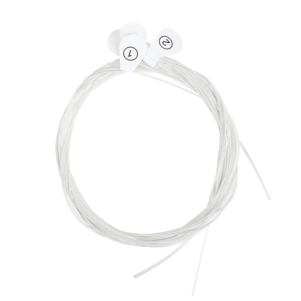

Silver Plated Guitar Strings Replacement Part Accessory Parts Supplies Folk Accessories Classic Supply
