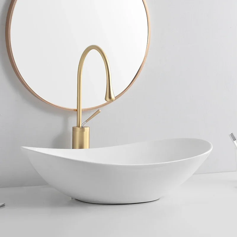 

craftsman's ceramic tabletop basin