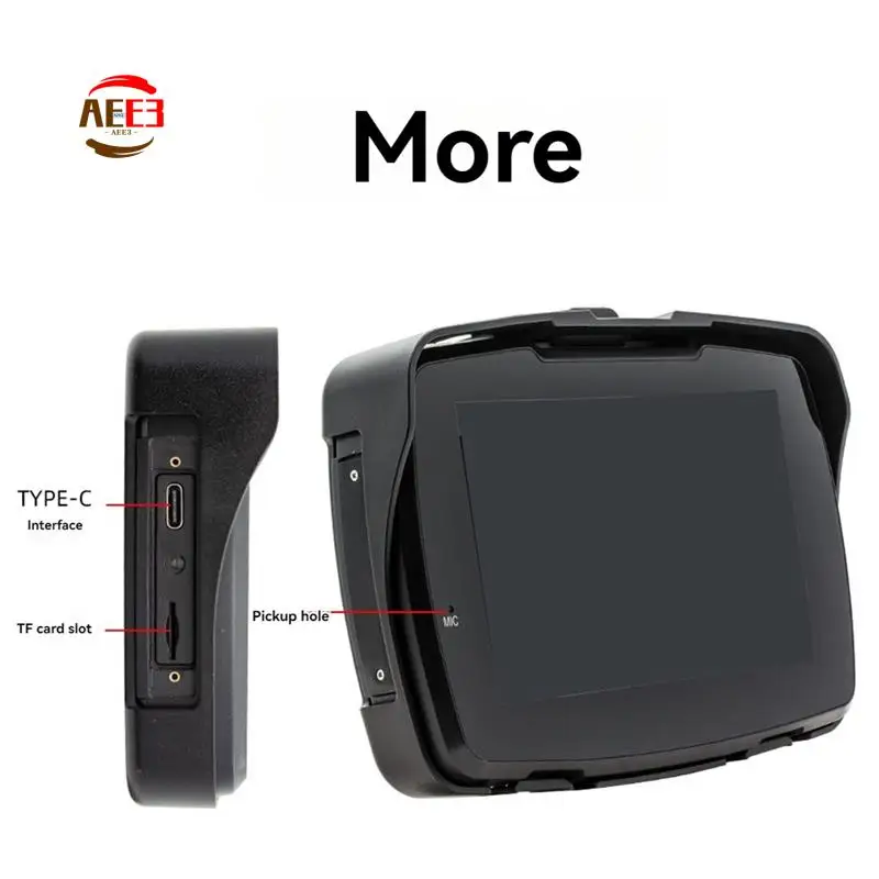 

AEE3-5 Inch Universal Motorcycle Player MP5 Portable Wireless Carplay High-Definition IP65 Waterproof Touch Screen
