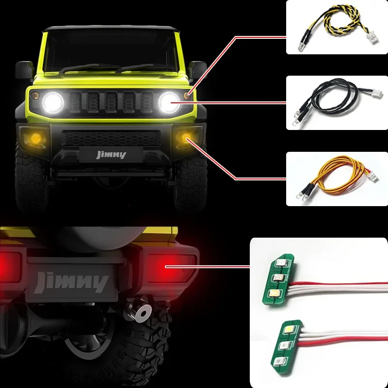 

Upgraded Version Of ESC Light Set For Jimny Remote Control Car Factory Compatible Non-destructive Installation